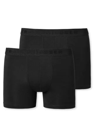 SCHIESSER - 2PACK Shorts schwarz - Gr. - 176