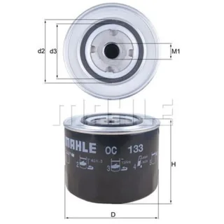 Mahle ?lfilter Alfa Romeo Fiat Seat