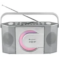 Soundmaster RCD1755SI tragbares UKW-PLL Radio CD-Player MP3 Kopfhöreranschluss UKW-Radio