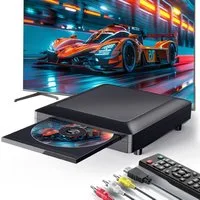 TWUFY HD DVD Player für TV HDMI AV Ausgang mit Kabel Enthalten DVD-Player (1080P, 1080P DVD-CD-Player mit USB Eingang, Alle Regionen Frei)