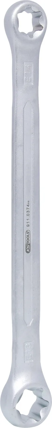 KS Tools Torx-E-Doppel-Ringschlüssel - 911.0374