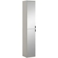 Home affaire Mehrzweckschrank TRONDHEIM, Höhe 193 cm, 2 Spiegeltüren, 6 Fächer, 4 Einlegeböden (Türanschlag wechselbar, in verschiedenen Farben erhältlich) Schrank, Hochschramk, Mehrzweckschrank, Universalschrank, Flur, Diele