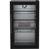 COZZE Outdoor-Küche Outdoor Kühlschrank Elements 63 l, 45 x 43 x 74 cm, schwarz, für die Außenküche, Schutzart IP44, mit 3 Glasablagen