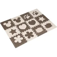 JEOBEST Spielmatte Puzzlematte Krabbelmatte Schaumstoff-Puzzlematte, (12-tlg), Spielteppich für Baby & Kinder