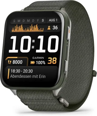 Garmin Venu X1 [inkl. Nylonarmband grün] 51mm Titangehäuse grün