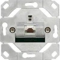 Netzwerk Anschlussdose Kategorie 6A, 1-fach, Schneidklemmtechnik, RJ45 Buchse, Steckdose Retail