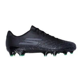 Skechers - "SKX 1.5" Zerbrochen Fußballschuhe mit festem Boden für Herren/Damen Unisex (Schwarz/Silber)