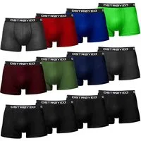 DSTROYED Boxershorts Herren Männer Unterhosen Baumwolle Premium Qualität perfekte Passform (Spar-Pack, 12er Pack) S - 7XL