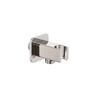 KLUDI-A-QA Wandanschluss und Brausehalter softedge Chrom 6556805-00