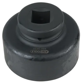 KS Tools 1" Achsmuttern-Schlüssel, 8-kant, kurz, 90 mm - 460.3435