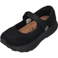 WODEN MARY MESH WL635 Schnürschuh Black