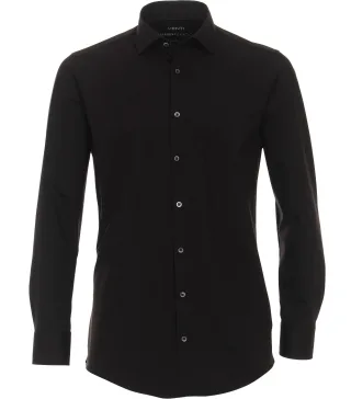 VENTI - Businesshemd schwarz - Gr. - 42