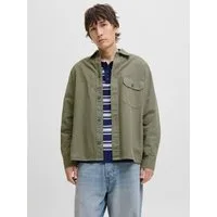 Jack & Jones Langarmhemd JJEDOVER OVERSHIRT LS SN