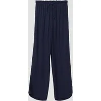 s.Oliver Chinos Hose WIDE LEG Wide-Leg-Hose aus crinkled Viskose