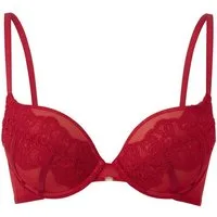 Gossard Dekolleté-BH VIP Guipure Push-Up BH Lipstick Red (Push-Up, 1-tlg., Spitze/Netz) verführerisch sexy