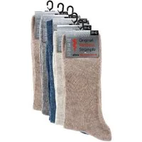 Wowerat Gesundheitssocken 5 Paar Wellness-Socken, Baumwolle, ohne Gummidruck, für Damen & Herren (5 Paar)
