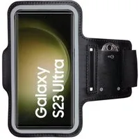 CoverKingz Handyhülle Sportarmband für Samsung Galaxy S23 Ultra Sport Fitness Armband Hülle, Sport Schutzhülle Schlüsselfach Handyhülle Jogging Schutztasche Etui
