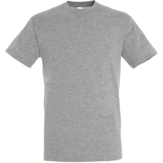 SOLS Herren Regent T-Shirt mit kurzen Ärmeln (grau meliert)