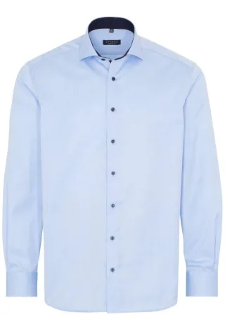 ETERNA - Comfort Fit Hemd blau - Gr. - 45
