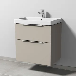 Sanipa 3way Waschtischunterbau zu Villeroy & Boch Avento Waschtisch mit 2 Auszügen, Kaschmir-Matt UP6211U