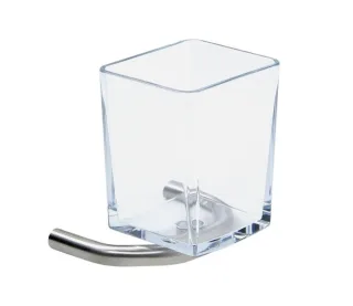 Koh-i-Noor TRATTO gebürsteter Edelstahl, Wandbecher, 7118S, gebürsteter Edelstahl 7118S