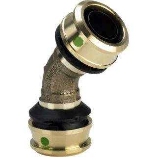 Viega Raxofix Bogen 647100 50mm, 45Grad, mit SC-Contur, Siliziumbronze
