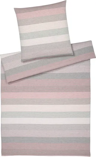 Elegante Bettwäsche "Fjord" 2 Stk. angenehmes Hautgefühl