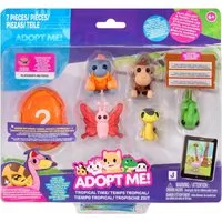 Jazwares Sammelfigur Adopt Me! AME0115-6er Figuren Pack Tropenzeit, offizielles Figurenset