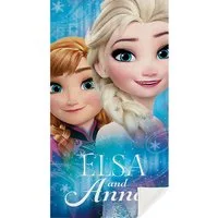 Disney Strandtücher Frozen Handtuch Kinder Badetuch XXL Anna Elsa die Eiskönigin 70x140 cm, 100 % Baumwolle