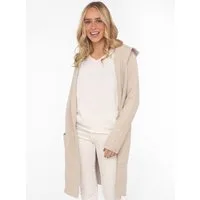 Zwillingsherz Cardigan Kapuze, Taschen, Langarm, ohne Verschluss