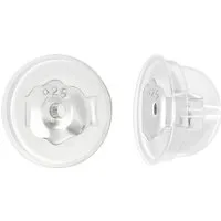 Order & Smile Schmuck Paar Ohrstecker Ohrstecker Verschluss: Stopper aus Silber 925 mit Silikon (1 Paar)