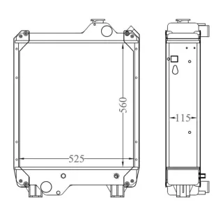 NRF Motork?hler gel?tet 530002
