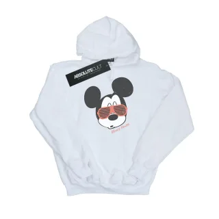 Disney - "Mickey Mouse Sunglasses" Kapuzenpullover für Damen (Weiß)