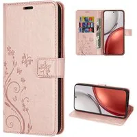 betterfon Handyhülle für Honor Magic 8 Lite Hülle Klapphülle Wallet Case Flip Cover Tasche, Klapptasche mit Magnetverschluss 3 Kartenfächer & Standfunktion