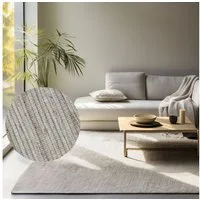 HANSE Home Teppich Dhaka Juteteppich, rechteckig, Höhe: 5 mm, Läufer, handgewebt, Jute, Wolle, Natur, Wohnzimmer, Flur, Klassisch
