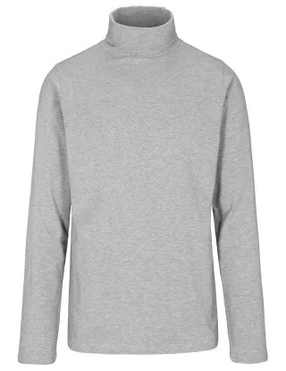 COMMANDER Finest Clothing - Rollkragen-Shirt, 1/1 Arm tech grey mel. - Gr. - XXL
