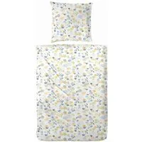 Primera Bettwäsche Primera Soft-Seersucker-Bettwäsche Blümchen, Seersucker, 2 teilig, mit bunten Blumen