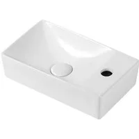 Aloni Waschbecken 421A-R (einzel, 1-St), Design Waschtisch Gästebad Kleines Washbecken Handwaschbecken
