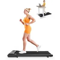 SUPERUN Laufband Walking Pad mit App-Steuerung für Zuhause mit App und Fernbedienung, 90cm Laufband 2,5 PS Motor