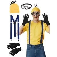 Metamorph Kostüm Gelber Gehilfe - Karneval Faschingskostüm Herren, Einfach unverbesserlich: perfekte Accessoires für ein Outfit im Minio