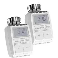 Hyrican Heizkörperthermostat programmierbares Heizkörperthermostat, Frostschutz, Nachtabsenkung, (2 St) mit Tag/Woche/Wochenend-Planer