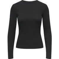 JDY T-Shirt JDYLUCKY L/S O NECK NEW TOP JRS NOO, Black