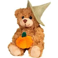 Teddy Hermann® Kuscheltier Halloween Teddy mit Kürbis, 20 cm