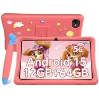 TABWEE 10.1'' Kids Android 15 mit Stylus Tablet (64 GB, 5G wifi, Android 15, Google Kids Space, Gemini AI, mit Stift)