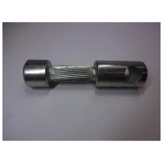 Dönges Lochwelle für Quicklift-Windenstütze geriffelt, 104 mm (Rändelwelle)