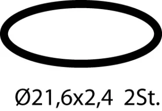 Ideal Standard O-Ring, 21,6X2,4, 2 Stück B960837NU