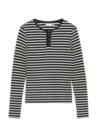 comma - T-Shirt schwarz/weiß - Gr. - 36