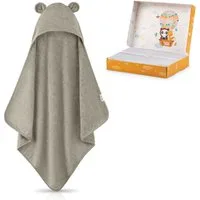 Fuchs & Panda Kapuzenhandtuch Kapuzenhandtuch Baby EXTRA dick, warm & weich aus 100% Bambus, 100% Bambus: Antimikrobiell, Atmungsaktiv, Hypoallergen, Superweich