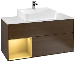 Villeroy & Boch Waschtischunterschrank Finion F16 1200x603x501mm WT mittig, F161HFGN F161HFGN