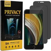 CoolGadget Schutzfolie Sichtschutz Panzerfolie für iPhone 7 / 8, (Spar-Set 2in1, Fullscreen), Privacy Fullscreen Glas 2x Anti-Spy Schutzfolie für iPhone 7 / 8 Folie